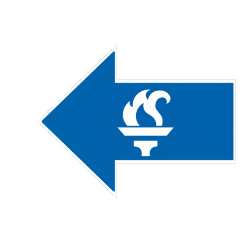 Arrow Izquierda Sticker by FUEIB