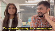 Loving It Discussion GIF by Digital Pratik