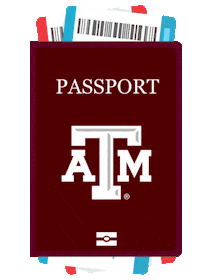 Travelling On My Way Sticker by Texas A&M University