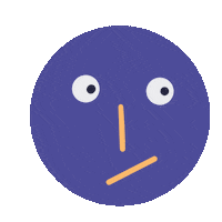 Confused Emoji Sticker by Demic