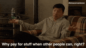 cbc whos paying GIF by Kim's Convenience