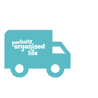 partiallyorganisedlife fridge pol partiallyorganisedlife magneticfridgeplanner Sticker