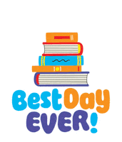 Best Day Ever Books Sticker by Scholastic Book Fairs®