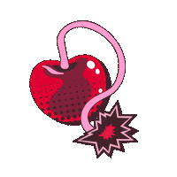 Cherry Bomb Sticker by Alani Nu