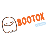 Halloween Ghost Sticker by SpaDerma