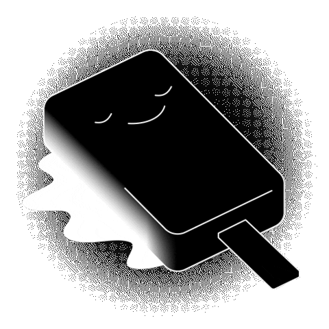 Endel_Sound ice ice cream melt endel Sticker