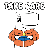 Take Care Crypto Sticker by Ordinary Friends