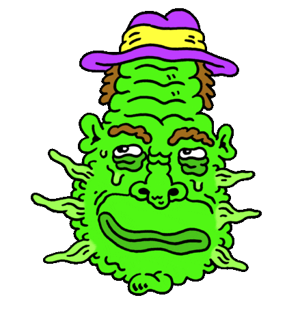 Monster Head Sticker by Russell Taysom
