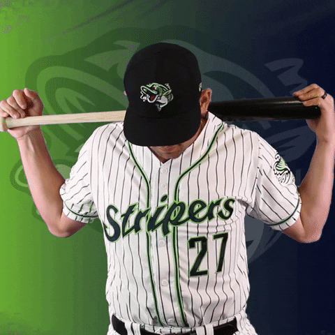riley look up GIF by Gwinnett Stripers