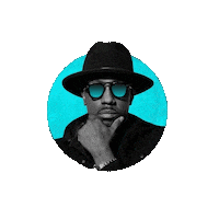 Dj House Sticker by Gene Farris