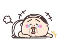 笑う Old Man Sticker