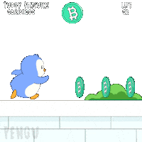 Crypto Penguin Sticker by Pudgy Penguins