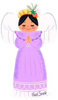 Christmas Angel Sticker