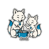 Friendship Cooking Sticker
