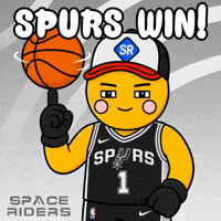 San Antonio Spurs Basketball GIF by Space Riders