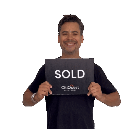 Realtor Sold Sign Sticker by CitiQuest Properties