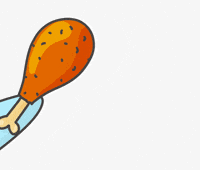 Give Chicken Leg GIF
