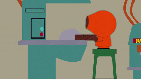pushing kenny mccormick GIF by South Park 