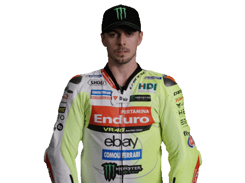 Surprised Racing Sticker by MotoGP™