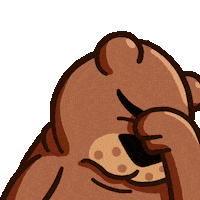 Bear Drama Sticker
