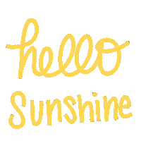 Sunshine Hello Sticker