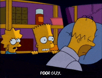 Tired Season 3 GIF by The Simpsons
