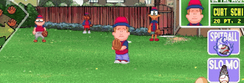 Curt Schilling GIF by BACKYARD SPORTS