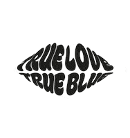 GASjeans love kiss blue mouth Sticker
