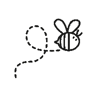 InSynch bee potatoes carbon neutral root zero Sticker