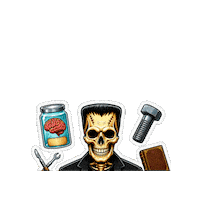 Halloween Horror Sticker