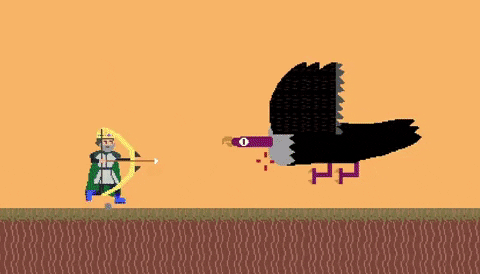 Videogame Vulture GIF