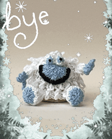 Abominable Snowman Goodbye GIF by TeaCosyFolk