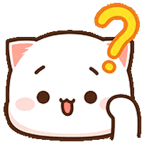 kawaiihoshi giphyupload cat peach cute cat Sticker