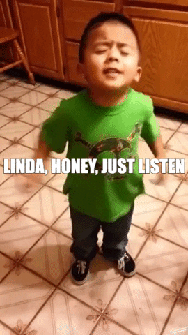 just listen GIF