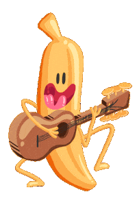 Happy Guitar Sticker by Brunograffer