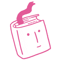 AR_DE pink book wind libro Sticker
