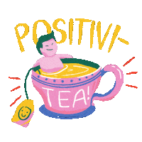 Tea Sticker by Aleph