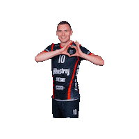 Heart Volleyball Sticker by VK Jihostroj