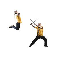 Kill Bill Ninja Sticker by Campus Univers Cascades