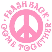 flashbacksalou dance party flower power Sticker