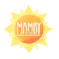 mamby on the beach festival Sticker by See and Feel