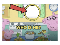 Window Who Is He Sticker