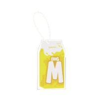 Air Freshener Banana Milk Sticker