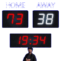 38 Away Sticker