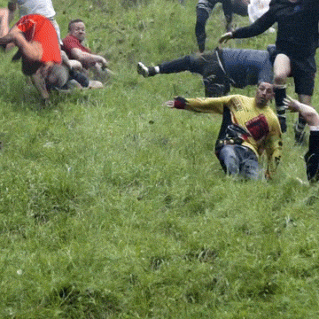 Here I Come Falling GIF by Rodney Dangerfield