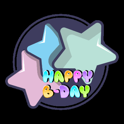 starsaboveballoons giphygifmaker giphygifmakermobile balloons happy bday GIF