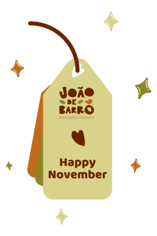 Joao De Barro November Sticker by João de Barro Brinquedos