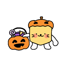forcatofficial halloween 할로윈 사탕 forcat Sticker