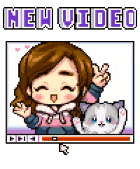 New Video Sticker by pokimane