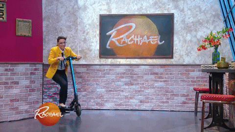 zoom scooter GIF by Rachael Ray Show